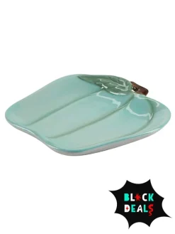 Servierteller in Hellblau - (L)17 x (B)12,7 cm