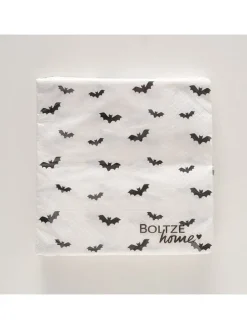 Servietten "Ghostie" in Weiß/ Schwarz - 20 Stück