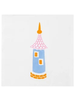 Servietten "Party" in Rosa/ Hellblau - 20 StücK