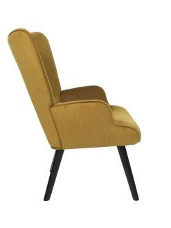 Sessel ''Giulia'' in Gelb - (B)68 x (H)96 x (T)75 cm