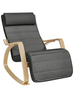 Sessel in Grau/ Hellbraun - (B)55 x (H)84 cm