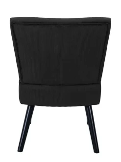 Sessel in Schwarz - (B)55 x (H)76 x (T)63 cm