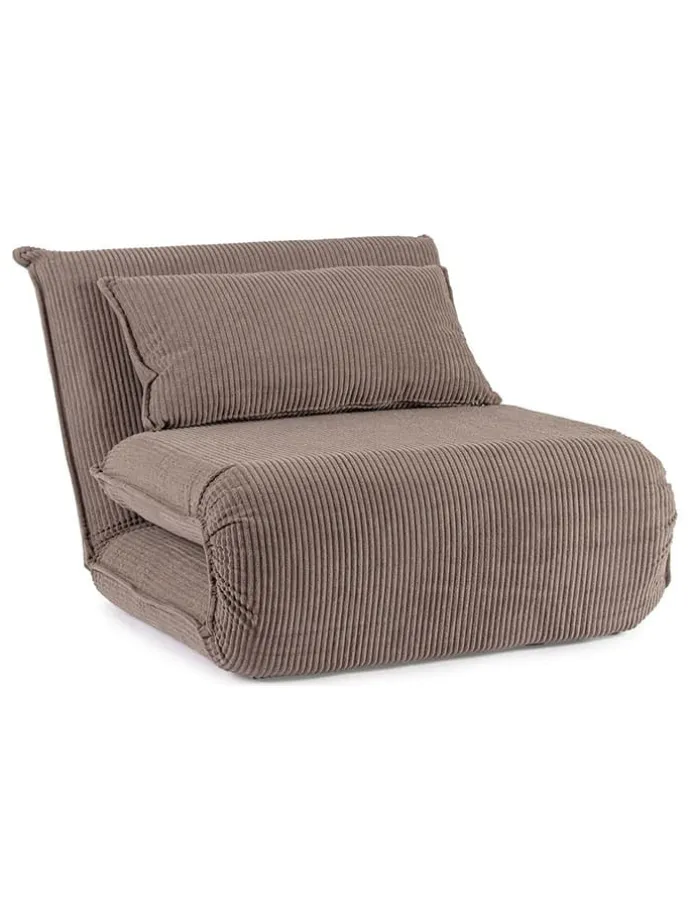 Sessel ''Jayden'' in Braun - (B)83 x (H)70 x (T)85 cm