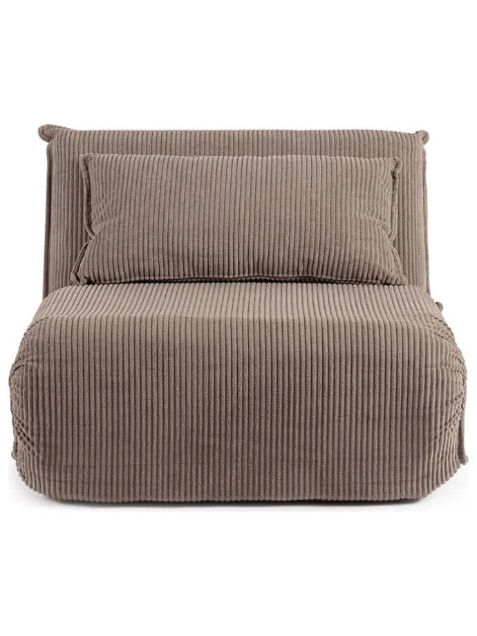 Sessel ''Jayden'' in Braun - (B)83 x (H)70 x (T)85 cm