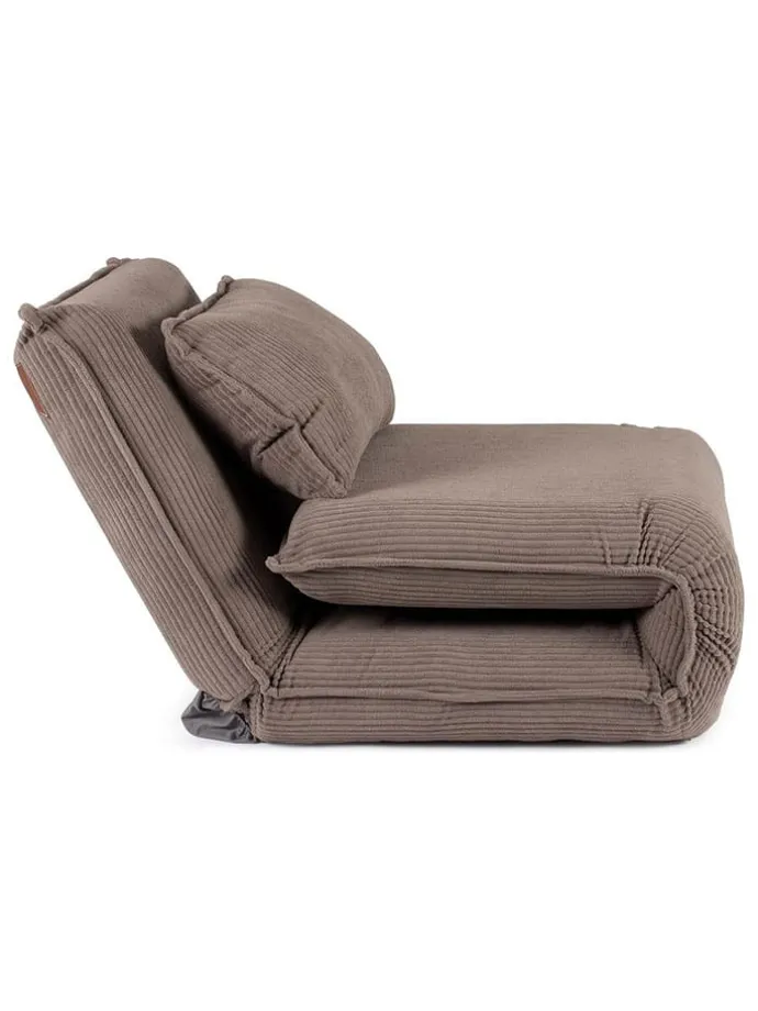 Sessel ''Jayden'' in Braun - (B)83 x (H)70 x (T)85 cm