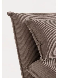 Sessel ''Jayden'' in Braun - (B)83 x (H)70 x (T)85 cm