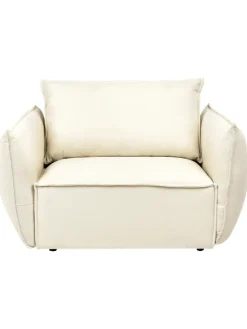 Sessel KUNES in Beige - (W) 124 x (H) 78 x (L) 94 cm