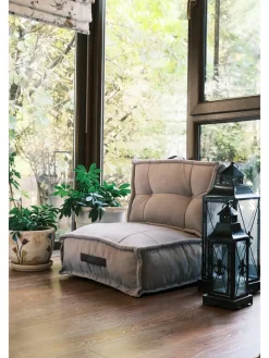 Sessel "Omi" in Grau - (B)60 x (H)62 x (T)60 cm