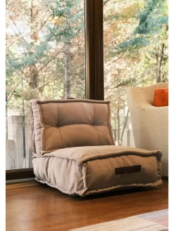 Sessel "Omi" in Grau - (B)60 x (H)62 x (T)60 cm