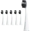 SHINE BRIGHT Charcoal Ersatzbürstenköpfe 6er Set in weiß