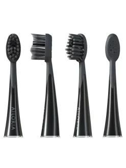 SHINE BRIGHT Charcoal Ersatzbürstenköpfe 6er Set in schwarz