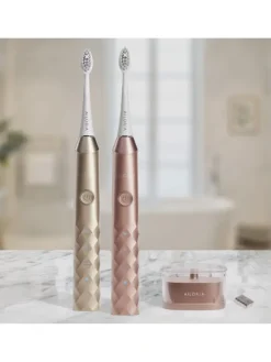 SHINE BRIGHT USB-Schallzahnbürste in roségold