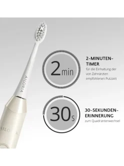 SHINE BRIGHT USB-Schallzahnbürste in weiß