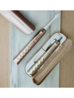 SHINE BRIGHT USB-Schallzahnbürste in gold