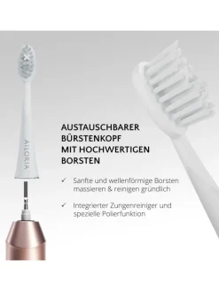 SHINE BRIGHT USB-Schallzahnbürste Limited Edition in roségold