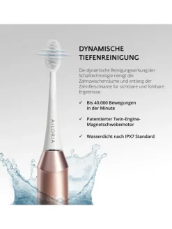 SHINE BRIGHT USB-Schallzahnbürste Limited Edition in roségold