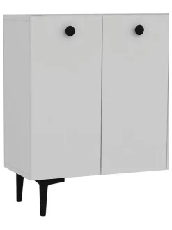 Sideboard in Weiß - (B)120 cm - (H)80 cm - (T)29,6 cm