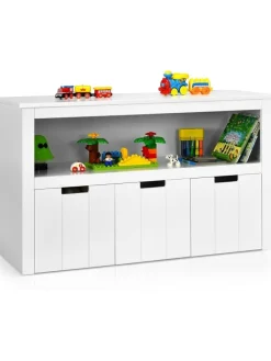 Sideboard mit 3 Schubladen in Weiß