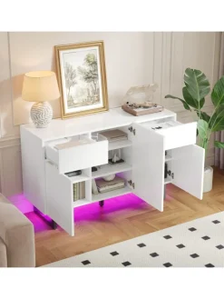 Sideboard mit großem Stauraum, Schubladen & Türen