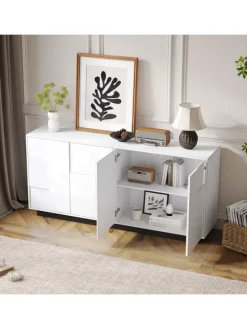 Sideboard mit Push-to-Open & Kippschutz