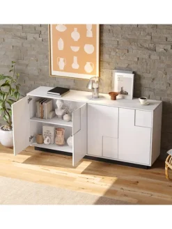 Sideboard mit Push-to-Open & Kippschutz