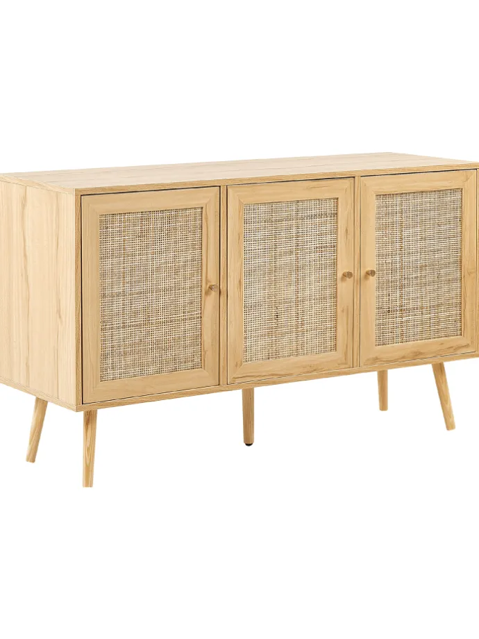 Sideboard PEROTE in Braun/Gold - (W) 120 x (H) 71 x (L) 40 cm