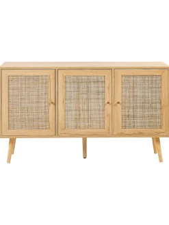 Sideboard PEROTE in Braun/Gold - (W) 120 x (H) 71 x (L) 40 cm