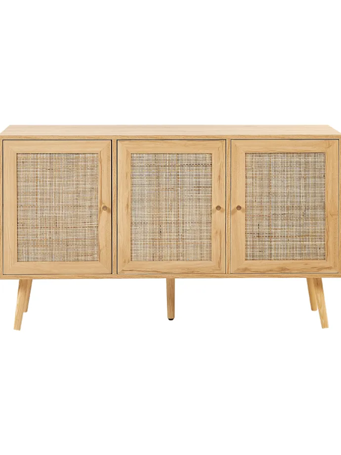 Sideboard PEROTE in Braun/Gold - (W) 120 x (H) 71 x (L) 40 cm
