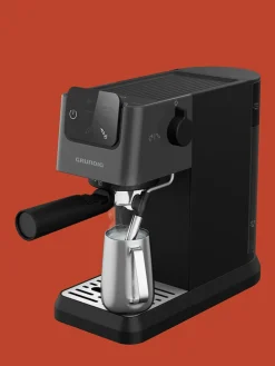 Siebträgermaschine in Schwarz - (B)14,4 x (H)30,8 x (T)42,3 cm