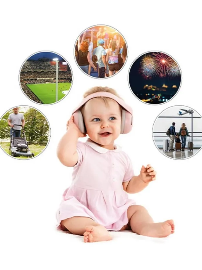 SilentGuard Baby Kapselgehörschutz Rosa in Rosa ab 12 Monate