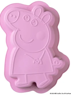 Silikon-Backform "Peppa" in Rosa - (L)27 x (B)19,5 cm