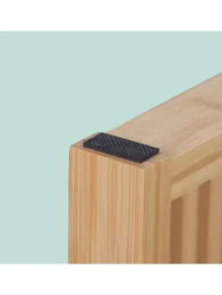 Sitzbank in Natur - (B)90 x (H)43 x (T)33 cm