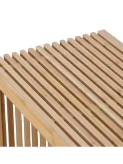 Sitzbank in Natur - (B)90 x (H)43 x (T)33 cm