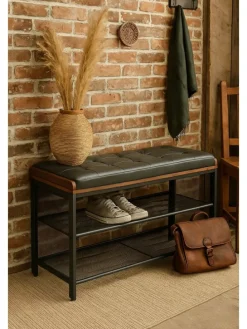 Sitzbank Mano in schwarz