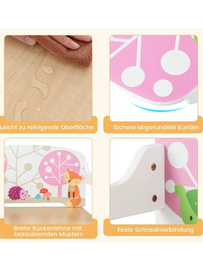 Sitzgruppe 3 in1 in Weiß