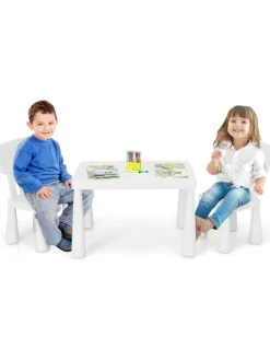 Sitzgruppe 3 tlg. Set in Weiß