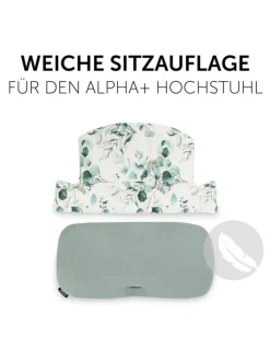 Sitzkissen / Hochstuhlauflage für Alpha Hochstuhl in gruen,bunt