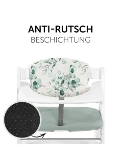 Sitzkissen / Hochstuhlauflage für Alpha Hochstuhl in gruen,bunt