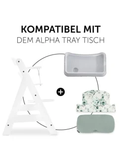 Sitzkissen / Hochstuhlauflage für Alpha Hochstuhl in gruen,bunt