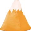 Sitzsack "Mountain" in Orange/ Weiß - (B)50 x (H)60 x (T)50 cm