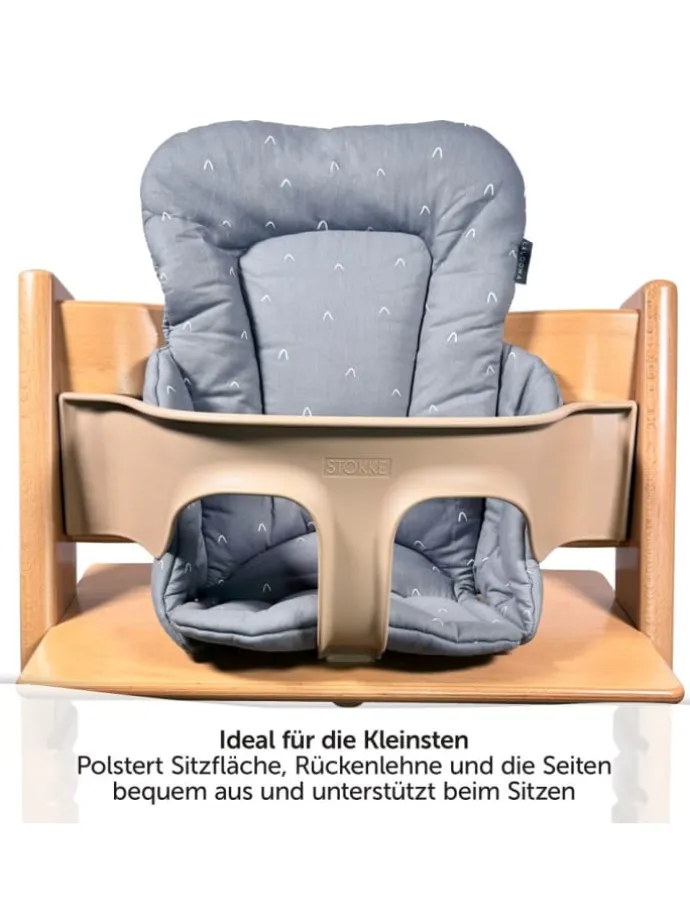 Sitzverkleinerer für Stokke Tripp Trapp Hochstuhl in grau
