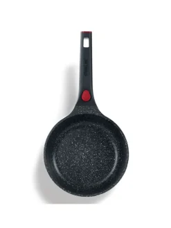 SMART Pfannen-Set 3-teilig, abnehmbarer Griff in Rubin rot