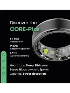 Smart-Ring "Core Plus" in Silber