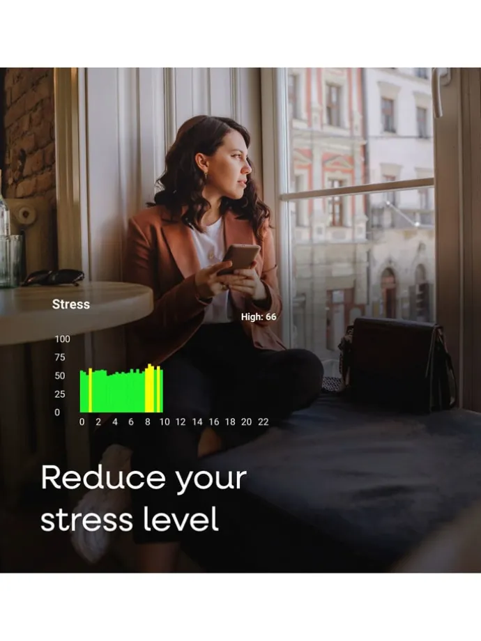 Smart-Ring "Elite VUE" in Silber