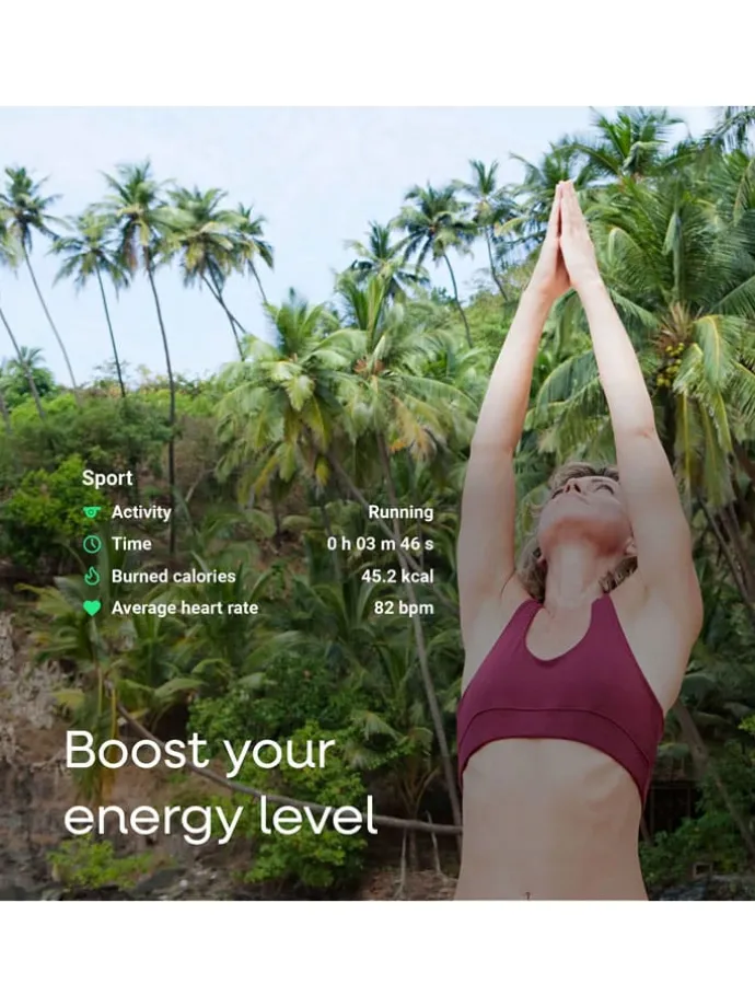 Smart-Ring "Elite VUE" in Silber