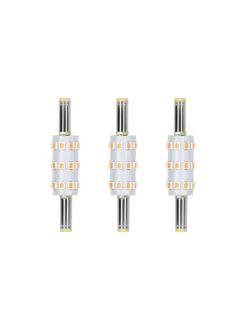 Solar LED Stecksockel Taina Ersatzleuchtmittel 3er-Set 2200K 50lm