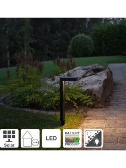 Solar Wegeleuchte Vicini in Schwarz