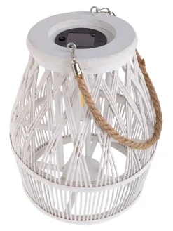 Solar-Dekoleuchte "Korbinian" in Weiß