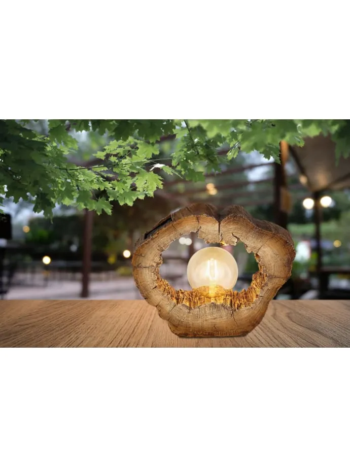 Solarleuchte "SOLAR" in brown