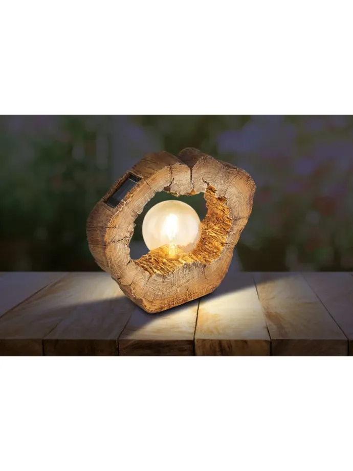 Solarleuchte "SOLAR" in brown